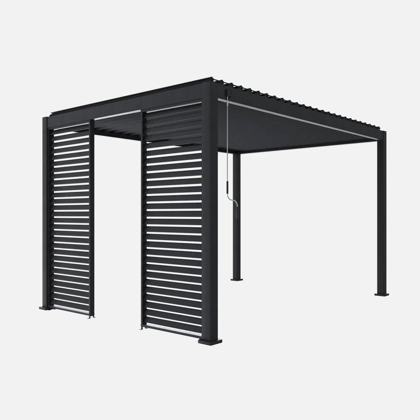 Persianas de alumínio para pérgola, 1m