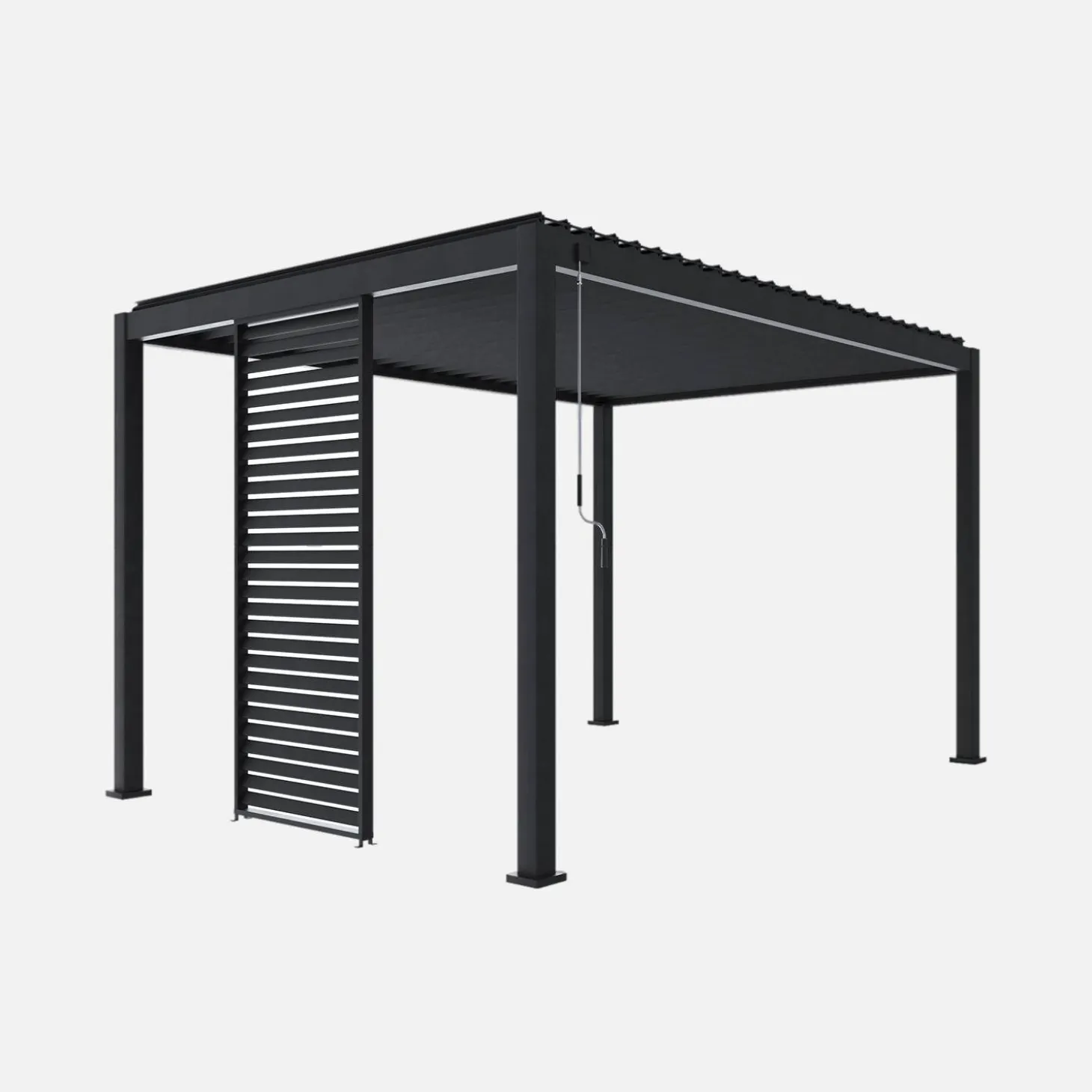 Persianas de alumínio para pérgola, 1m