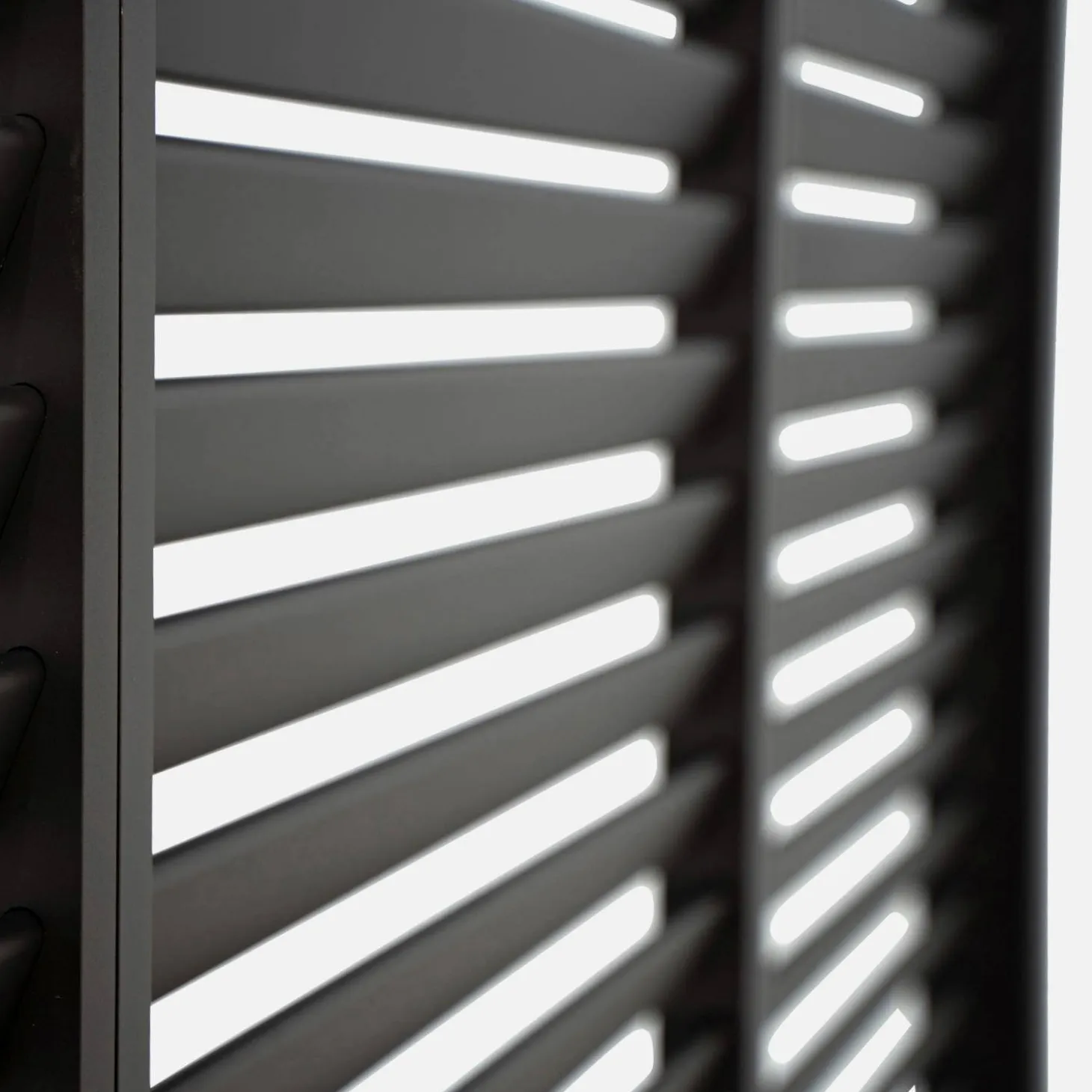 Persianas de alumínio para pérgola, 1m