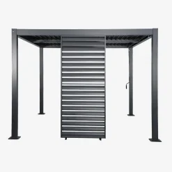 Persianas fixas em alumínio para pérgola bioclimática