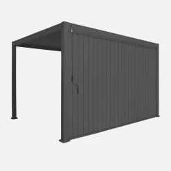 Persianas verticais com lâminas ajustáveis para pérgola bioclimática de alumínio 4m