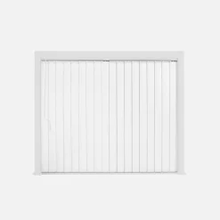 Persianas verticais com lâminas ajustáveis para pérgola bioclimática 3m