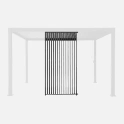 Persiana vertical 1,3m para pérgola bioclimática 4x3m