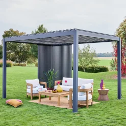 Persiana vertical 1,3m para pérgola bioclimática 4x3m