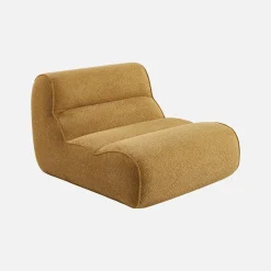 Poltrona em tecido chenille