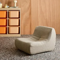 Poltrona infantil boucle texturizada 1 lugar