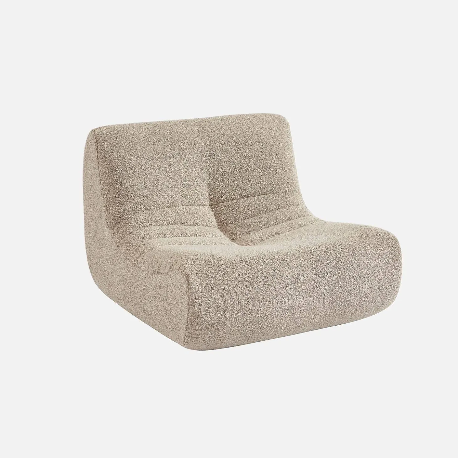 Poltrona infantil boucle texturizada 1 lugar