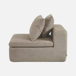 Poltrona para sofá modular em tecido chenille