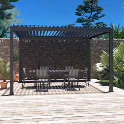 Porta de correr em vidro de policarbonato para a pérgola Triomphe, 4m