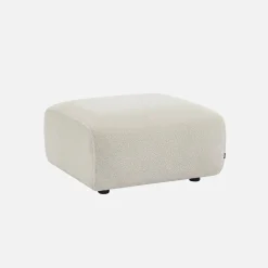 Pouf, apoio para os pés para sofá bouclede 2 lugares