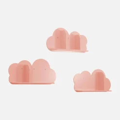 Prateleiras de parede em nuvem para quarto de criança, set de 3