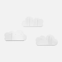 Prateleiras de parede em nuvem para quarto de criança, set de 3