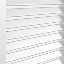 Pérgola bioclimática de alumínio encostada 3x4m + 3 persianas 1.3m