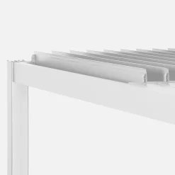 Pérgola bioclimática de alumínio e aço com lâminas ajustáveis 3,6x3,6m
