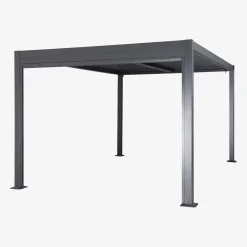 Pérgola bioclimática em alumínio 3x3m + 1 estore 3m