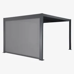 Pérgola bioclimática em alumínio 3x3m + 1 estore 3m