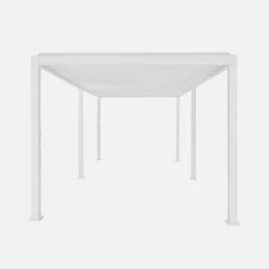 Pérgola bioclimática em alumínio 3x6m com lâminas ajustáveis
