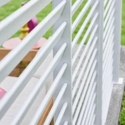 Pérgola bioclimática em alumínio 3x4 + 3 persianas de 1.3m