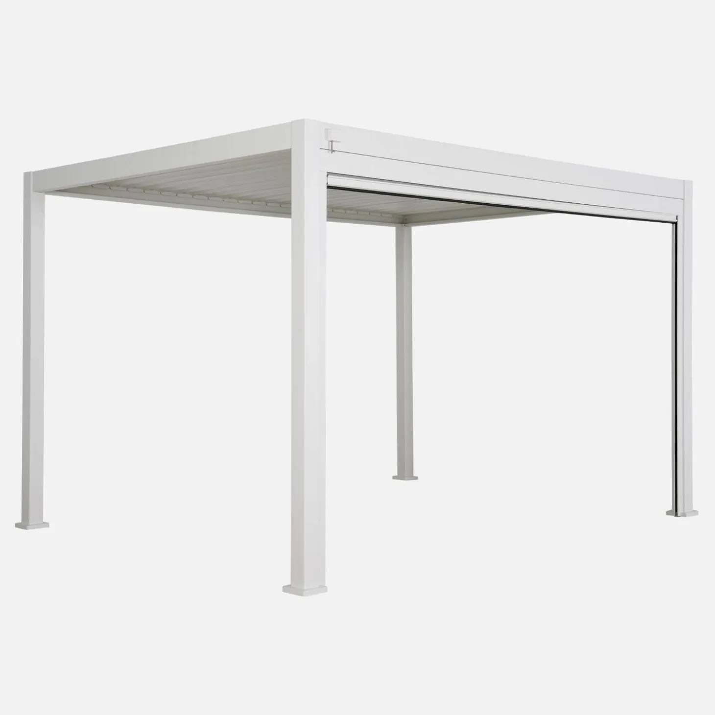 Pérgola bioclimática 3x4m + estore 4m