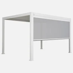 Pérgola bioclimática 3x4m + estore 4m