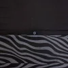 Roupa de cama de poliéster reversível com estampa de zebra de 2 lugares