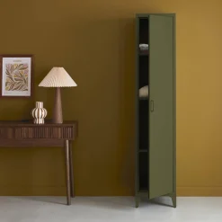Roupeiro industrial em metal com 4 espaços de armazenamento