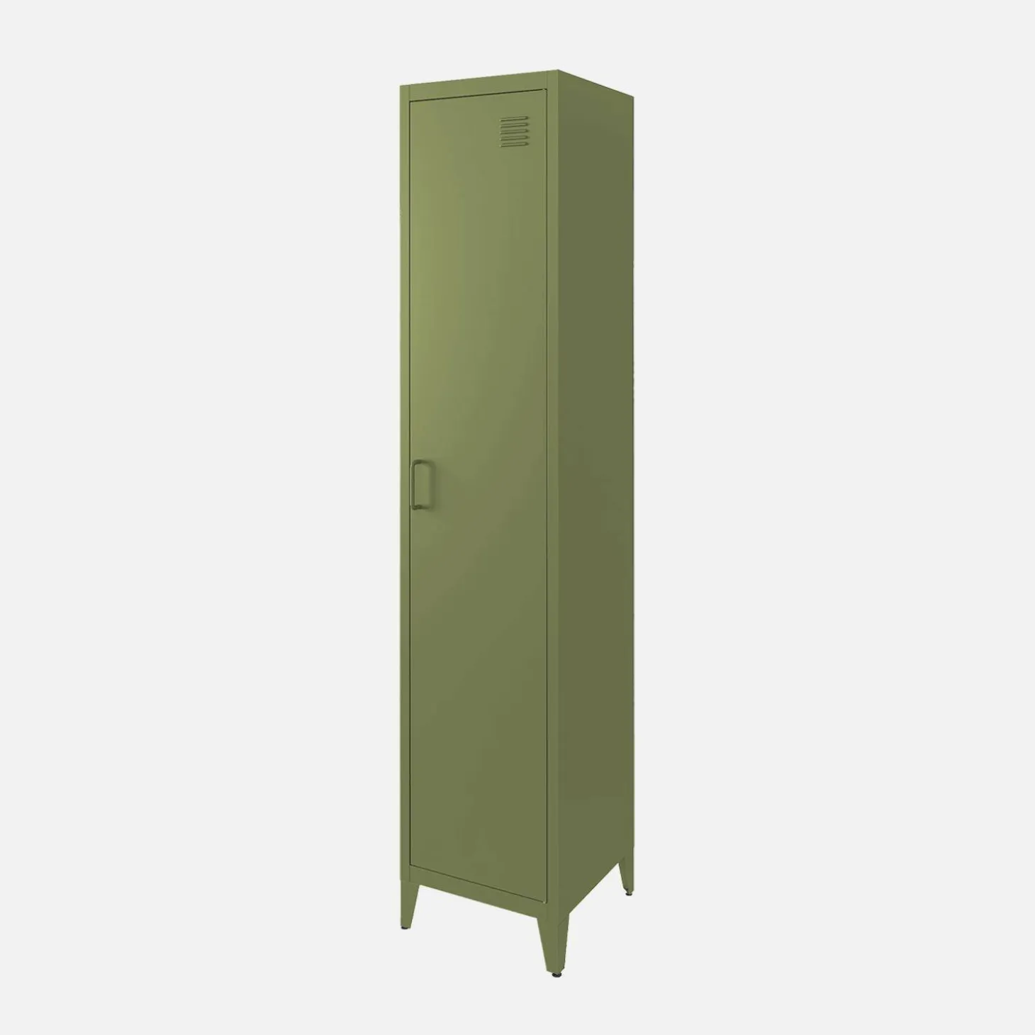Roupeiro industrial em metal com 4 espaços de armazenamento
