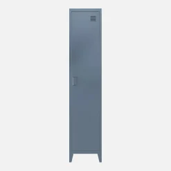 Roupeiro industrial em metal com 4 espaços de armazenamento, set de 3