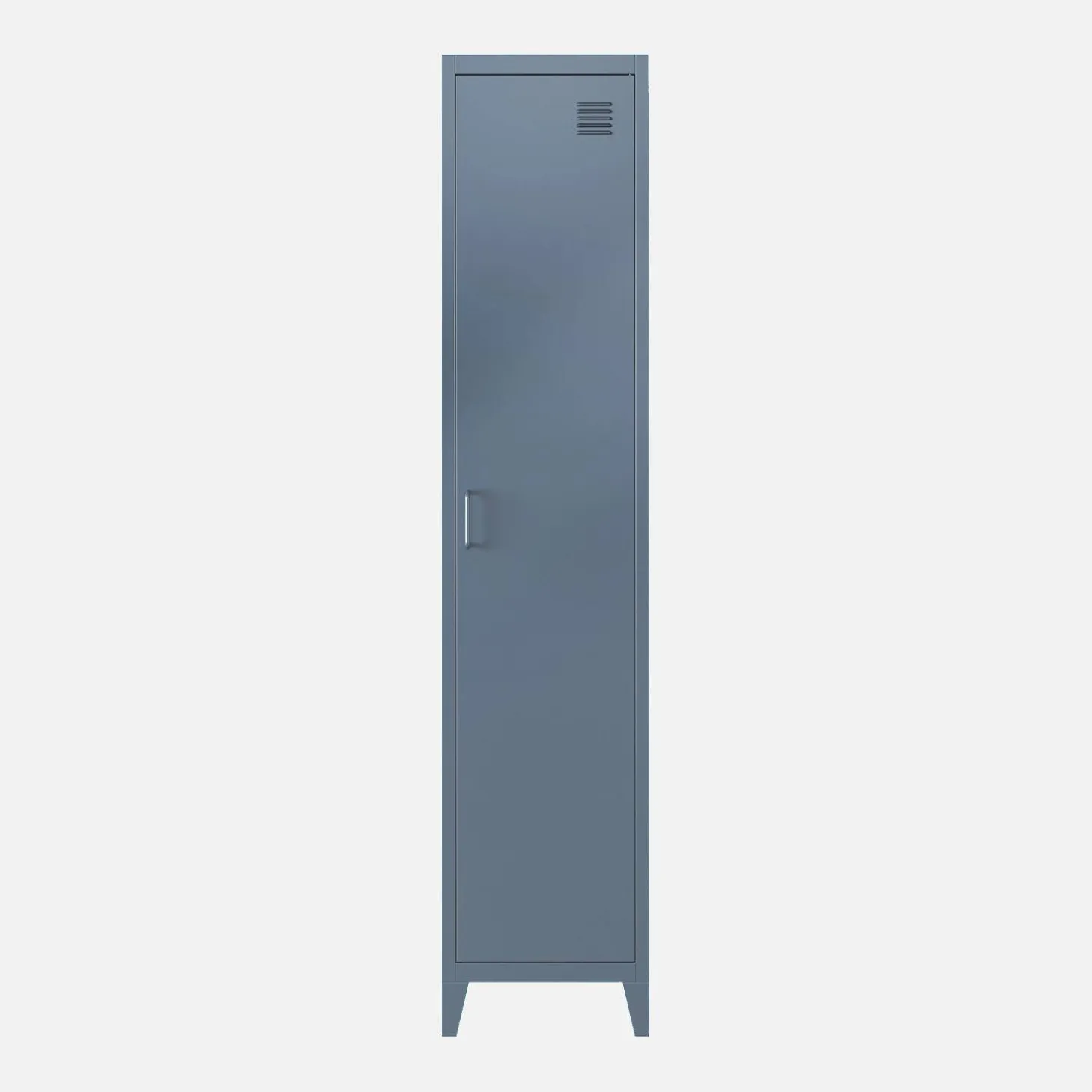 Roupeiro industrial em metal com 4 espaços de armazenamento, set de 3