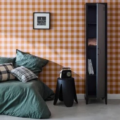 Roupeiro industrial em metal com 4 espaços de armazenamento
