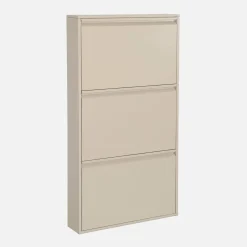 Sapateira industrial de metal com 3 gavetas