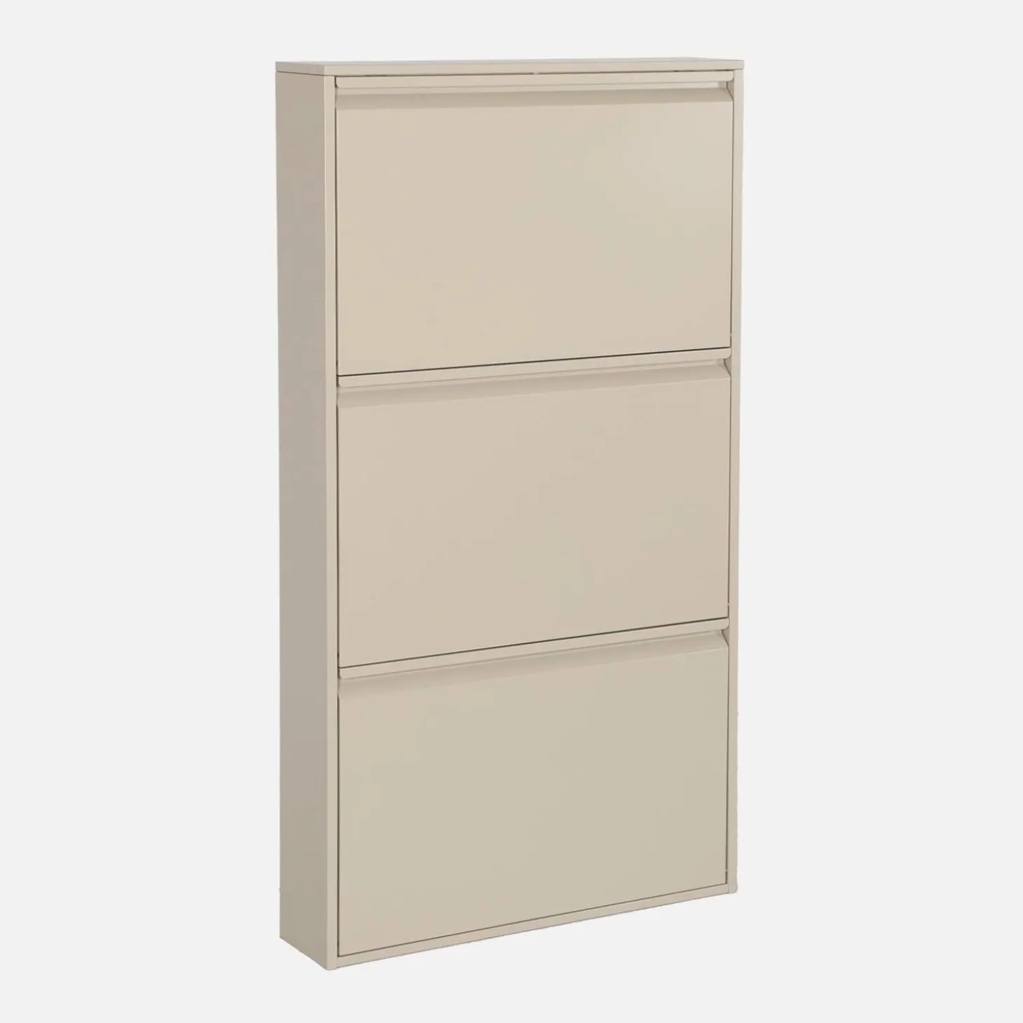 Sapateira industrial de metal com 3 gavetas