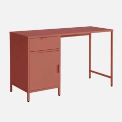 Secretaria em aço laminado, 1 gaveta