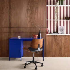 Secretaria em aço laminado, 1 gaveta