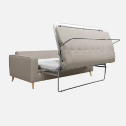 Sofá-cama com colchão, 3 lugares