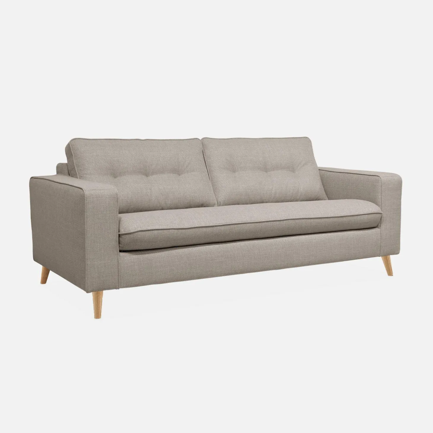 Sofá-cama com colchão, 3 lugares