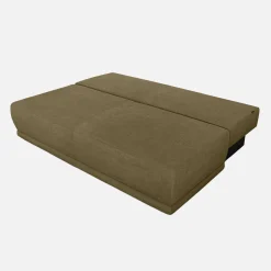 Sofá-cama conversível chenille, 3 lugares