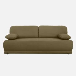 Sofá-cama conversível chenille, 3 lugares