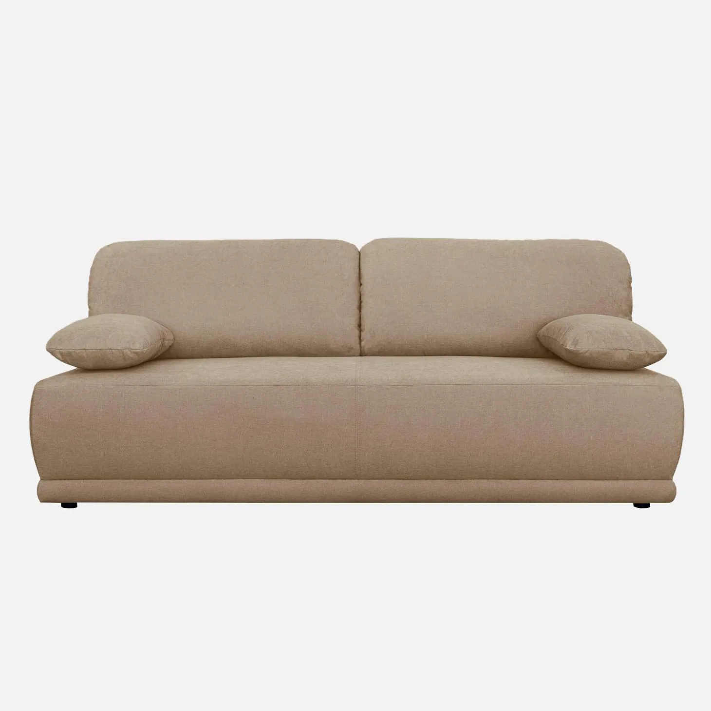 Sofá-cama conversível chenille, 3 lugares