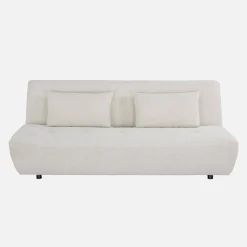 Sofá-cama conversível em tecido chenille, 3 lugares