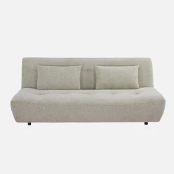 Sofá-cama conversível em tecido chenille, 3 lugares