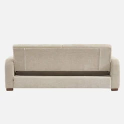 Sofá-cama conversível em tecido, 3 lugares
