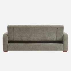 Sofá-cama conversível em tecido, 3 lugares