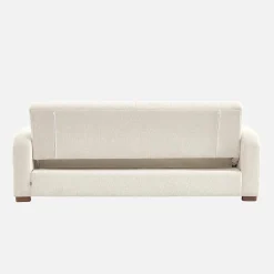 Sofá-cama conversível em tecido, 3 lugares