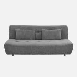 Sofá-cama conversível em tecido chenille, 3 lugares