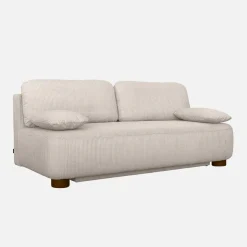 Sofá-cama conversível em veludo canelado, 3 lugares