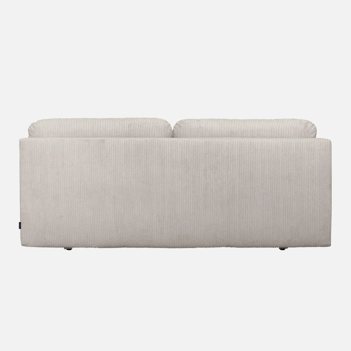 Sofá-cama conversível em veludo canelado, 3 lugares