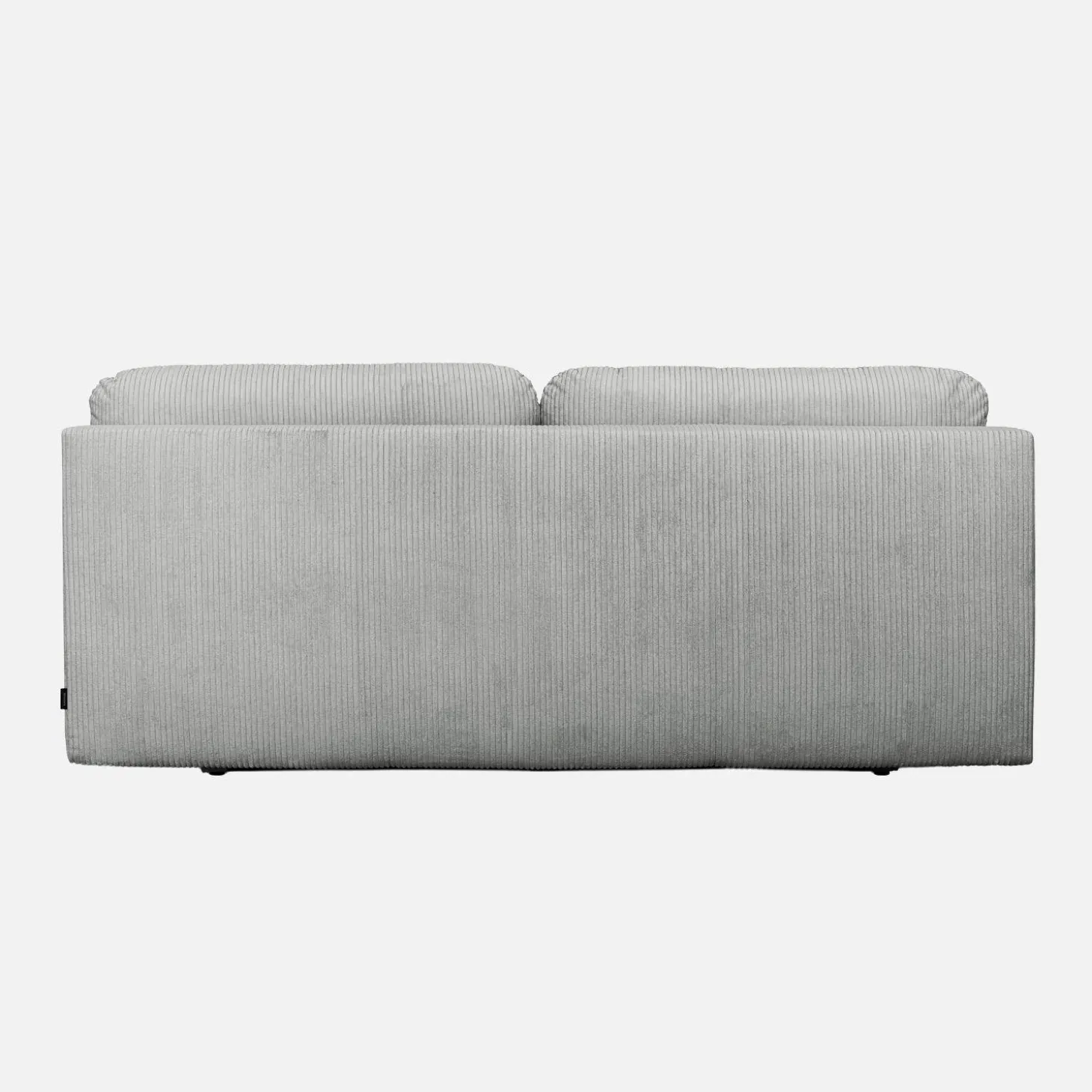 Sofá-cama conversível em veludo canelado, 3 lugares