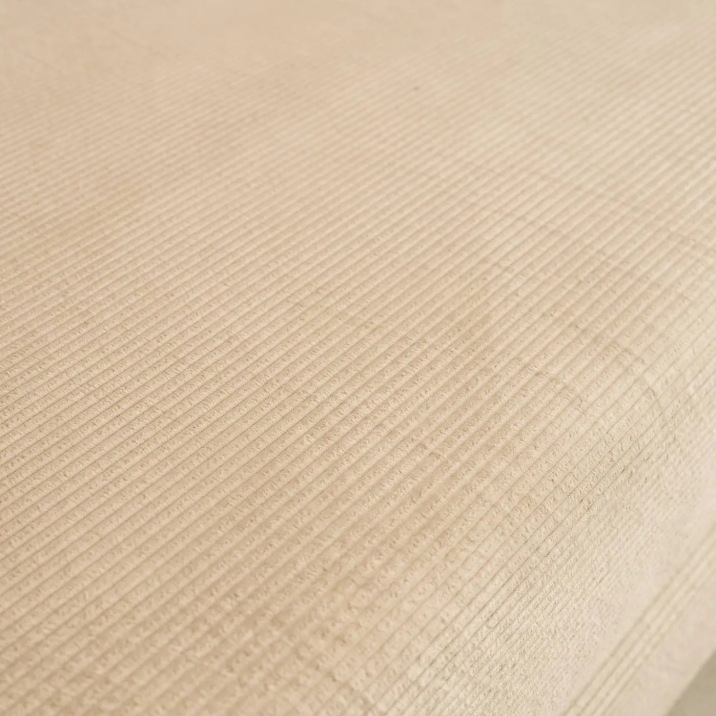 Sofá-cama conversível em veludo canelado com estrutura cromada, 3 lugares