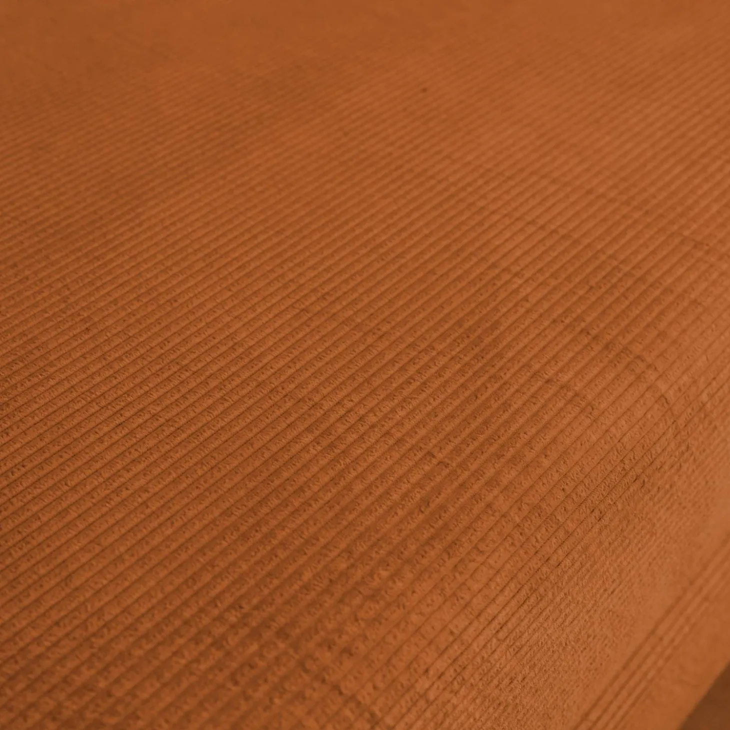 Sofá-cama conversível em veludo canelado com estrutura cromada, 3 lugares